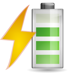 Status battery charging 080 Icon, Status battery charging 080,Oxygen 1,System
