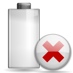 Status battery missing Icon, Status battery missing,Oxygen 1,System
