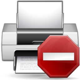 Status printer error Icon, Status printer error,Oxygen 1,System
