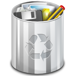 Status user trash full Icon, Status user trash full,Oxygen 1,System