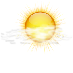 Status weather few clouds Icon, Status weather few clouds,Oxygen 1,System