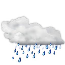 Status weather showers Icon, Status weather showers,Oxygen 1,System