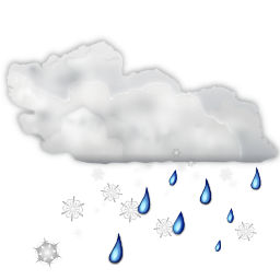 Status weather snow rain Icon, Status weather snow rain,Oxygen 1,System