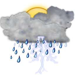 Status weather storm day Icon, Status weather storm day,Oxygen 1,System