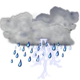 Status weather storm Icon, Status weather storm,Oxygen 1,System