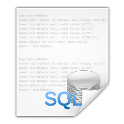 Mimetypes text x sql Icon, Mimetypes text x sql,Oxygen,System