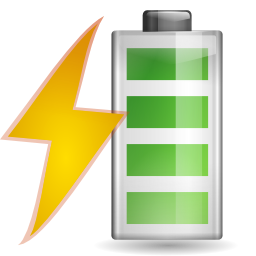 Status battery charging Icon, Status battery charging,Oxygen,System