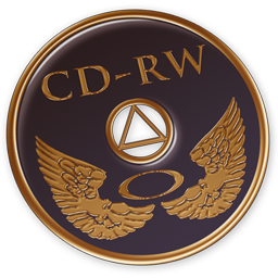 Disk CD RW Icon, Disk CD RW,Paradise,System