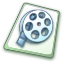 Video clip Icon, Video clip,Pastel,System