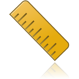 ruler Icon, ruler,Pretty Office 6,System