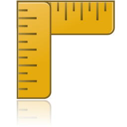 rulers Icon, rulers,Pretty Office 6,System