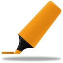 Highlightmarker Icon, Highlightmarker,Pretty Office 7,System