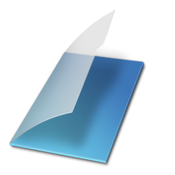 Documents vide bleu Icon, Documents vide bleu,Pulse Pack,System