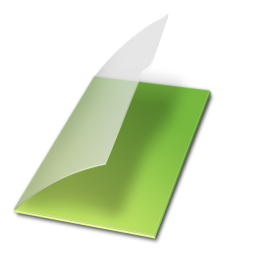 Documents vide vert Icon, Documents vide vert,Pulse Pack,System