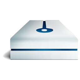 Hdd deep blue Icon, Hdd deep blue,Pulse Pack,System