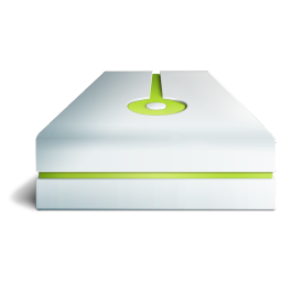 Hdd lime Icon, Hdd lime,Pulse Pack,System