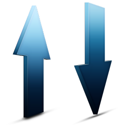 Transfert bleu Icon, Transfert bleu,Pulse Pack,System