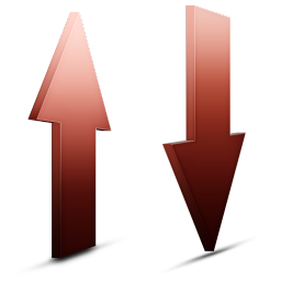 Transfert rouge Icon, Transfert rouge,Pulse Pack,System