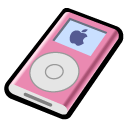 iPod mini pink Icon, iPod mini pink,QuickPix 2004,System,