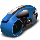 lightcycle   blue Icon, lightcycle   blue,QuickPix 2004,System,
