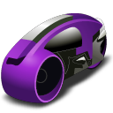 lightcycle   purple Icon, lightcycle   purple,QuickPix 2004,System,