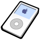 iPod 5G White Icon, iPod 5G White,QuickPix 2005,System,