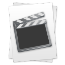 Movie File Icon, Movie File,Radium Neue,System