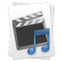 Movie Music File Icon, Movie Music File,Radium Neue,System