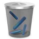 Recycle Bin Full Icon, Recycle Bin Full,Radium Neue,System