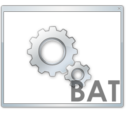 Bat file Icon, Bat file,Radium,System