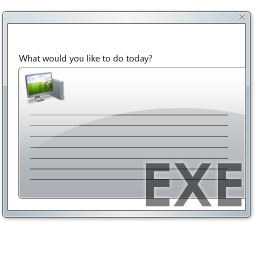 Exe file Icon, Exe file,Radium,System