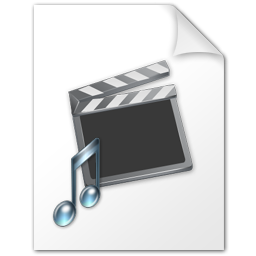 Movie and music file Icon, Movie and music file,Radium,System