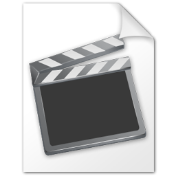 Movie file Icon, Movie file,Radium,System