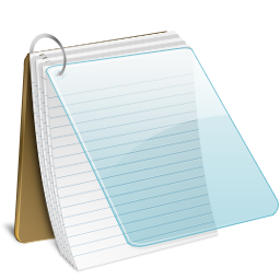 Notepad Icon, Notepad,Radium,System