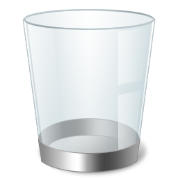 Recycle Bin Empty Icon, Recycle Bin Empty,Radium,System