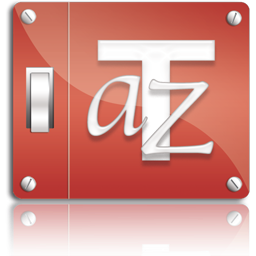 Preference Red Fonts Icon, Preference Red Fonts,Red CandyBar,System,