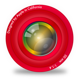Red Aperture Icon, Red Aperture,Red CandyBar,System,
