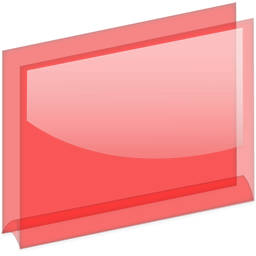 Red Folder Icon, Red Folder,Red CandyBar,System,