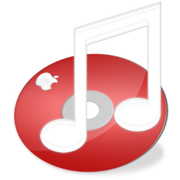 iTunes Red Icon, iTunes Red,Red CandyBar,System,