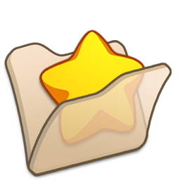 Folder beige favourite Icon, Folder beige favourite,Refresh Cl,System,