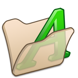 Folder beige font1 Icon, Folder beige font1,Refresh Cl,System,