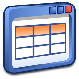 Windows Table Icon, Windows Table,Refresh Cl,System,