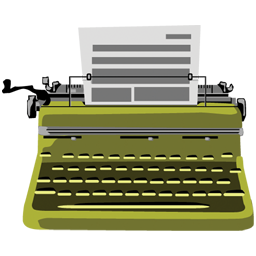 Typewriter Icon, Typewriter,Remixed,System