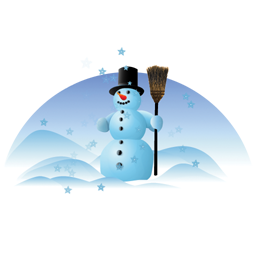 snowman Icon, snowman,Remixed,System