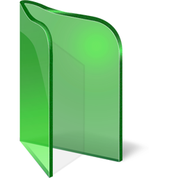 Folder Open Green Icon, Folder Open Green,Rhor v2 Part 2,System,