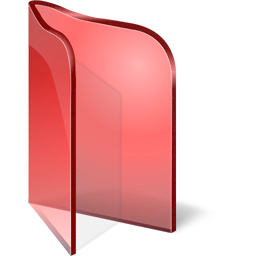Folder Open Red Icon, Folder Open Red,Rhor v2 Part 2,System,