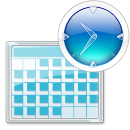 Date And Time Icon, Date And Time,Rhor v2 Part 3,System,