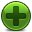 Add Green Icon, Add Green,Rounded,System