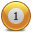 Billard Ball 1 Icon, Billard Ball 1,Rounded,System