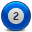 Billard Ball 2 Icon, Billard Ball 2,Rounded,System